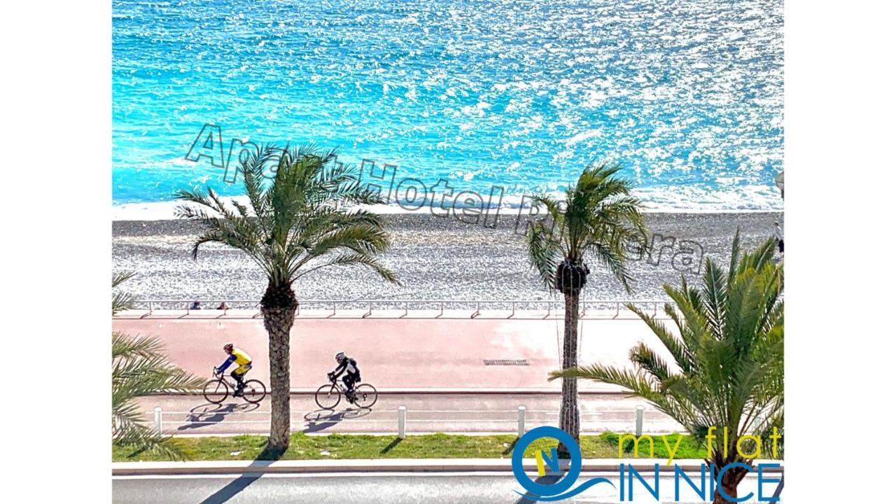 Aparthotel Riviera - Promenade Des Anglais - 1 Bedroom Ac Apartement - Amazing Sea View - Large Terrasse - Balcon Vague Bleue Nice Exteriér fotografie