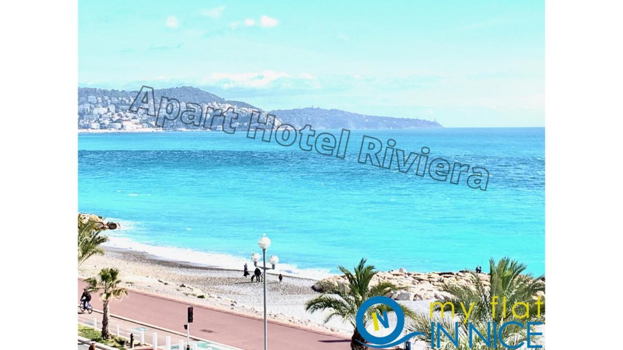 Aparthotel Riviera - Promenade Des Anglais - 1 Bedroom Ac Apartement - Amazing Sea View - Large Terrasse - Balcon Vague Bleue Nice Exteriér fotografie