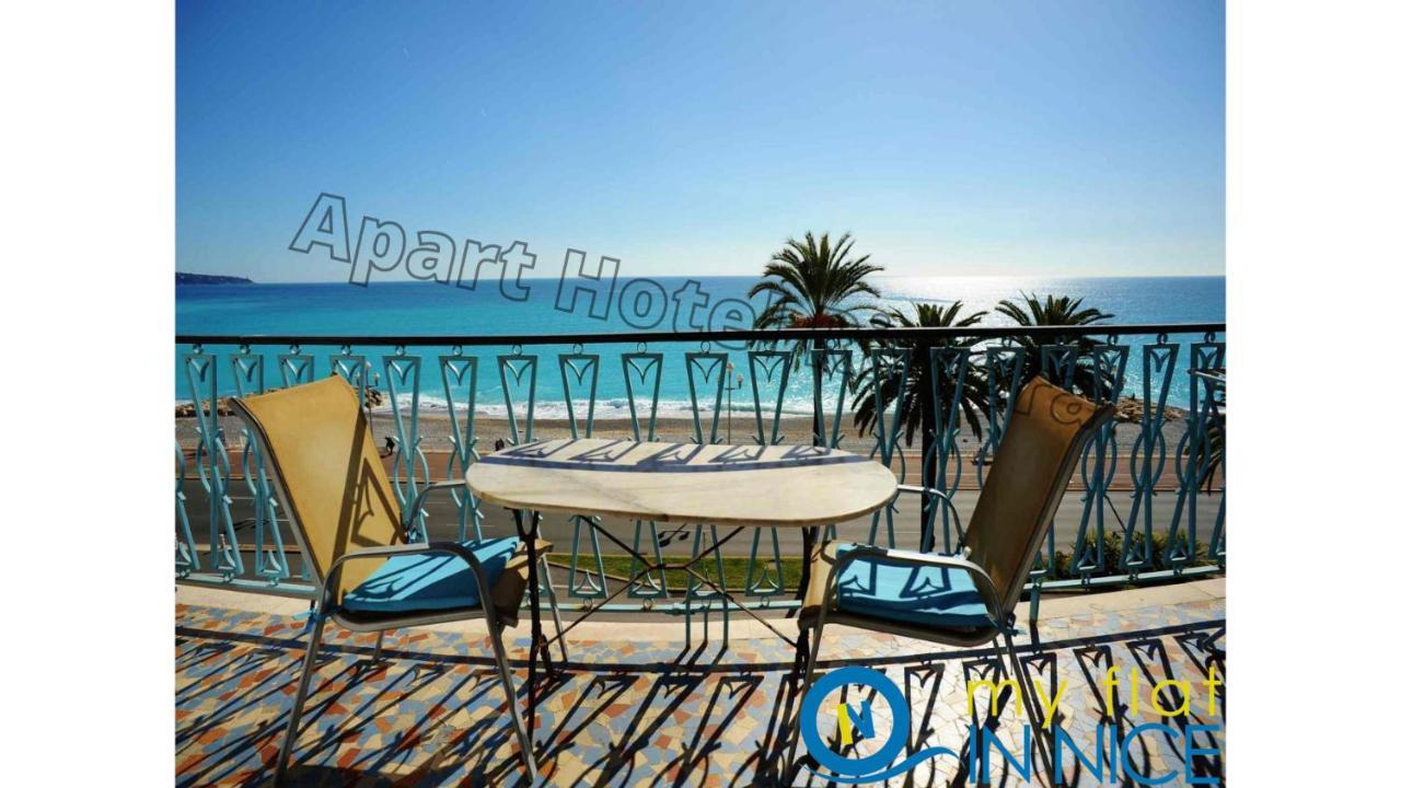 Aparthotel Riviera - Promenade Des Anglais - 1 Bedroom Ac Apartement - Amazing Sea View - Large Terrasse - Balcon Vague Bleue Nice Exteriér fotografie