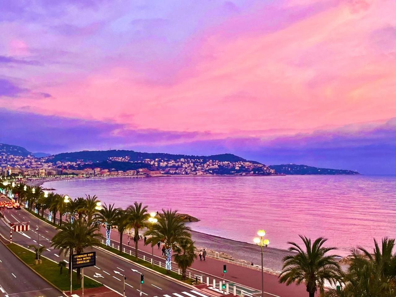 Aparthotel Riviera - Promenade Des Anglais - 1 Bedroom Ac Apartement - Amazing Sea View - Large Terrasse - Balcon Vague Bleue Nice Exteriér fotografie